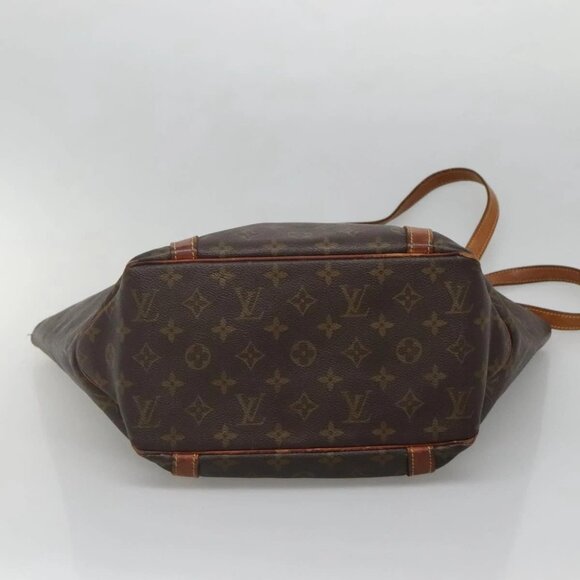 LOUIS VUITTON Monogram Sac Shopping Tote Bag M51108 LV Auth 140435 - Picture 7 of 16
